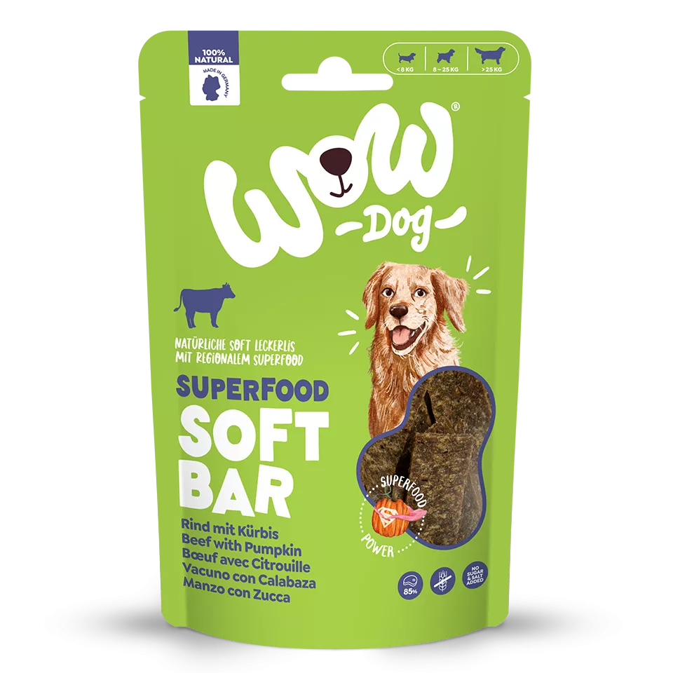 WOWDog Superfood Soft Bar Boeuf